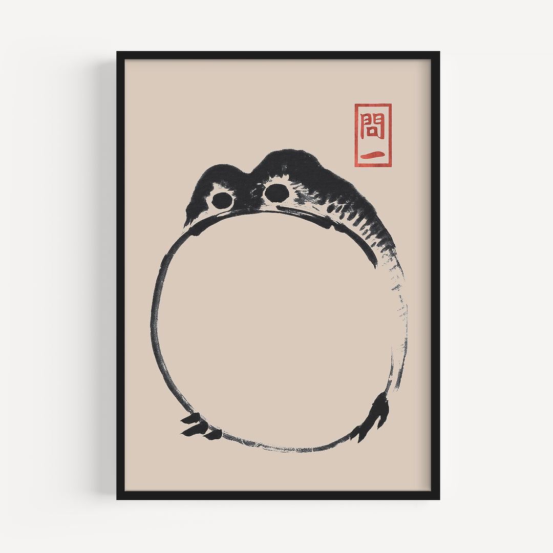 Black Frogs by Matsumoto Hōji Poster Set