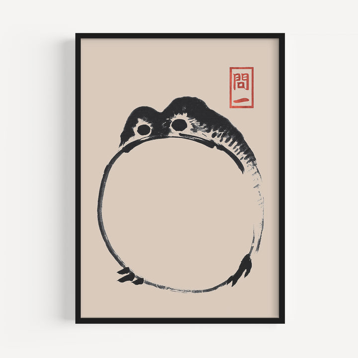 Black Frogs by Matsumoto Hōji Poster Set