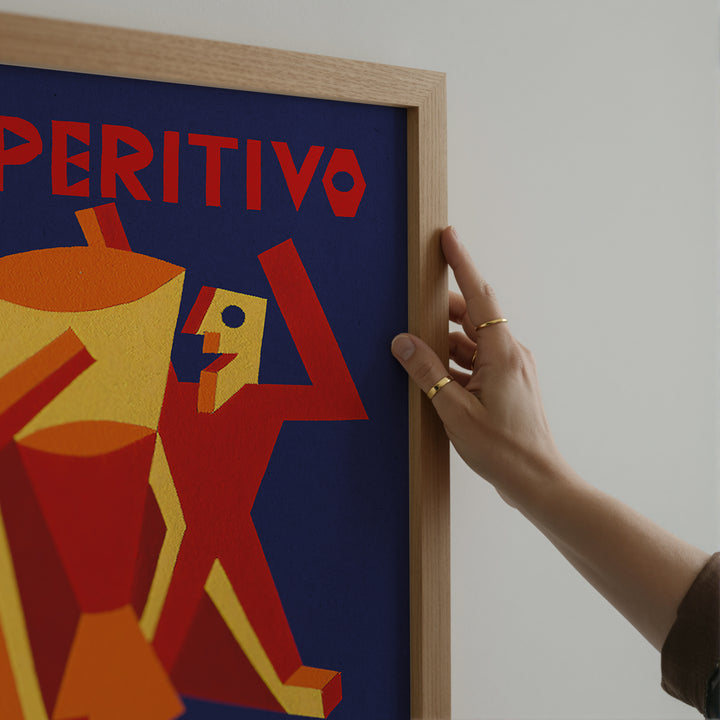 Campari L'aperitivo Vintage Poster