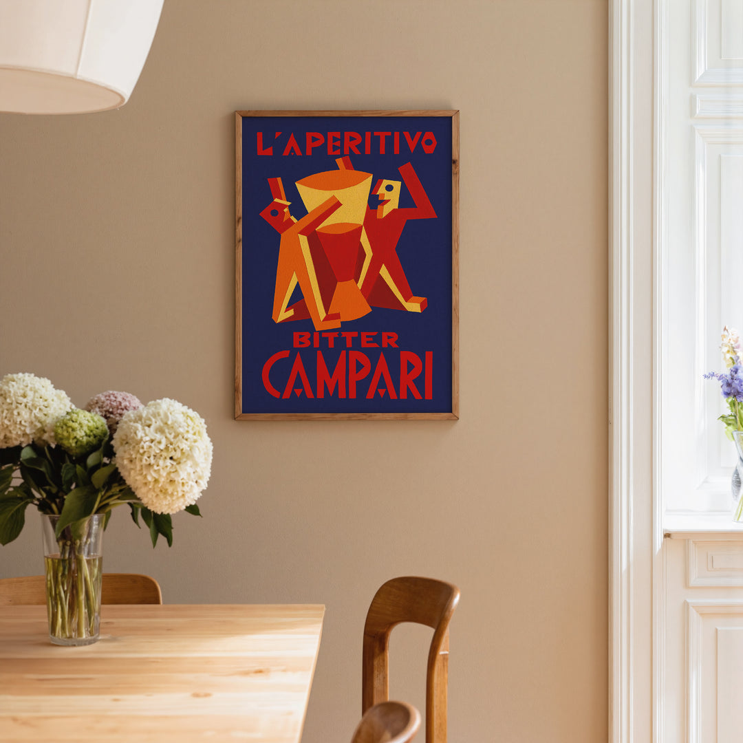 Campari L'aperitivo Vintage Poster