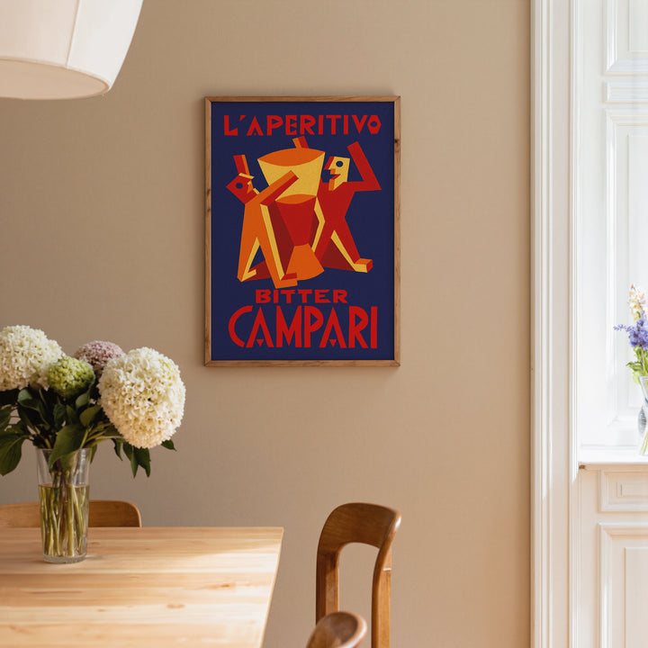 Campari L'aperitivo Vintage Poster