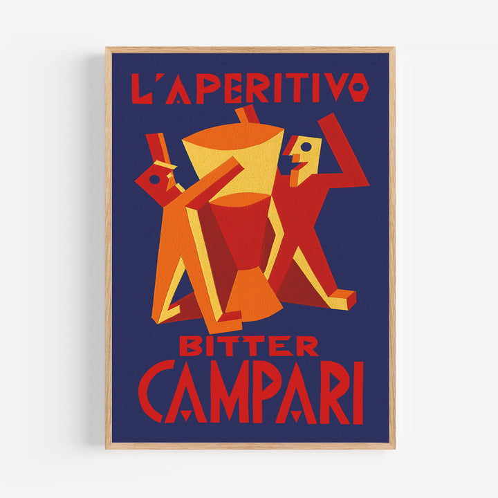 Campari L'aperitivo Vintage Poster