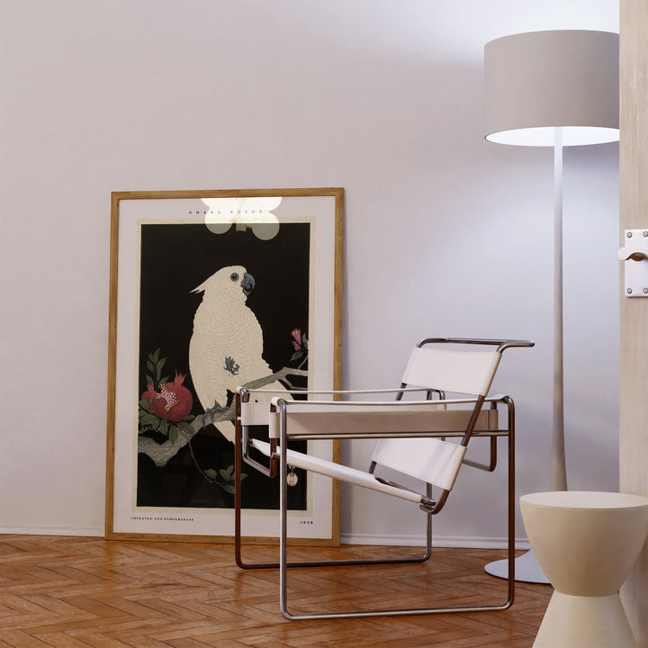 Cockatoo and Pomegranate by Ohara Koson Poster