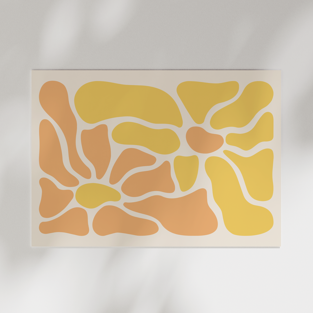 Flowers in Yellow and Orange poster