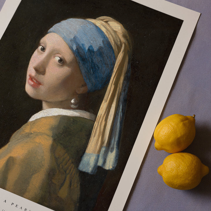 Girl with a Pearl Earring by Johannes Vermeer Poster