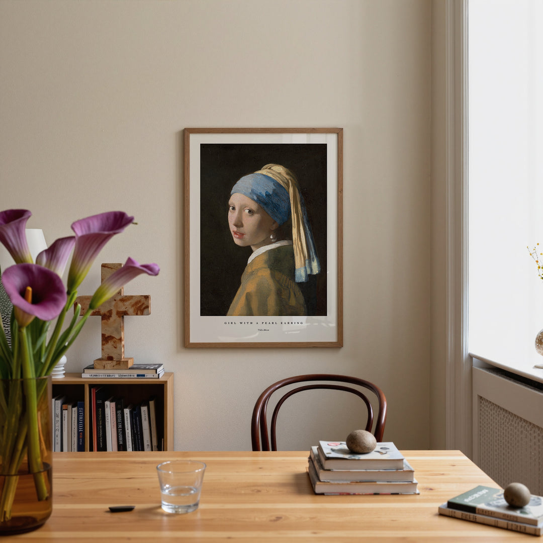 Girl with a Pearl Earring by Johannes Vermeer Poster