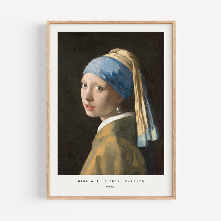 Girl with a Pearl Earring by Johannes Vermeer Poster