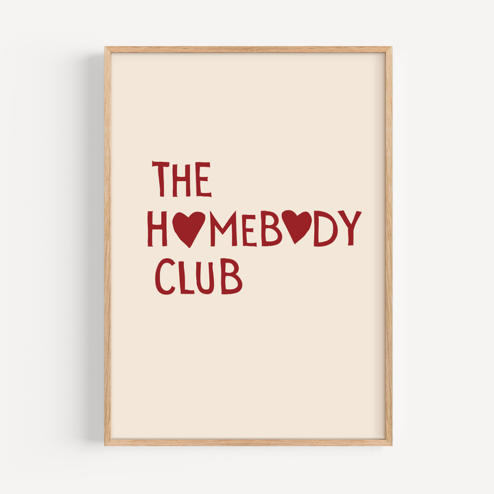 The Homebody Club Poster