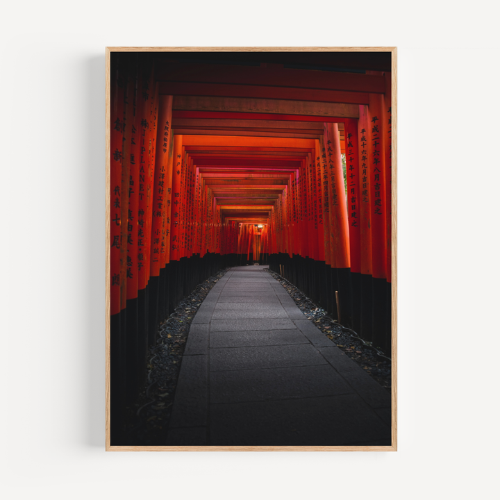 Fushimi Inari Shrine gate in Kyoto, Japan