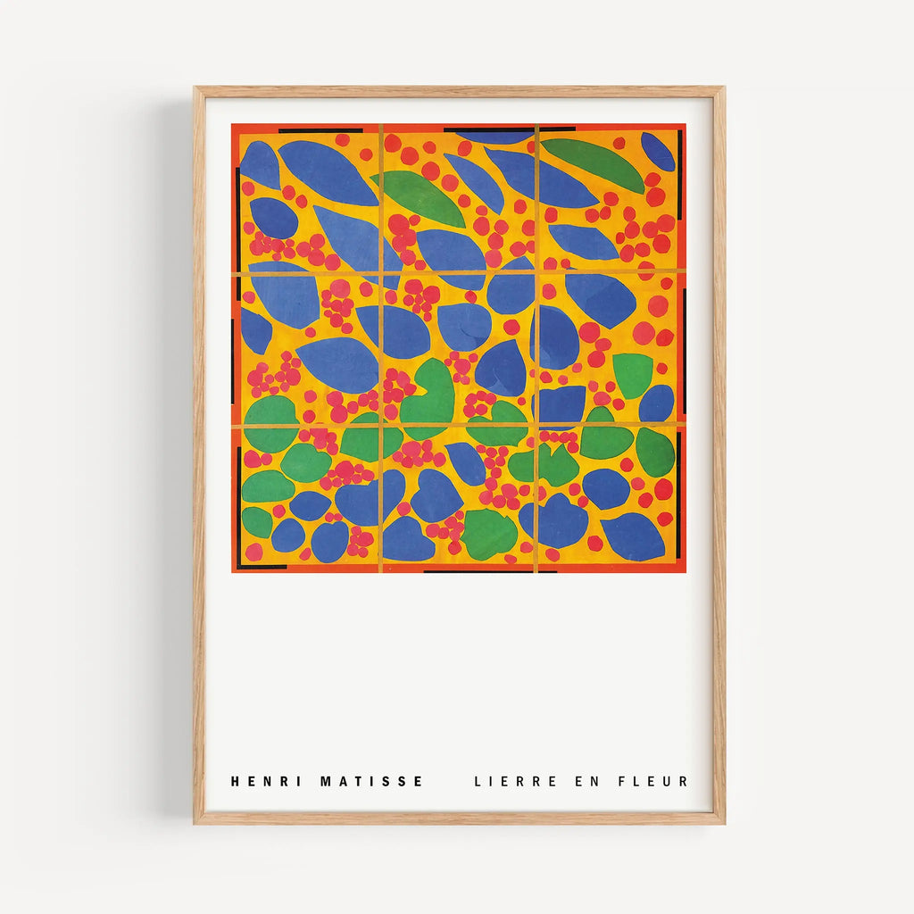 Henri Matisse Lierre en Fleur Cut-Out Poster - Poster Room