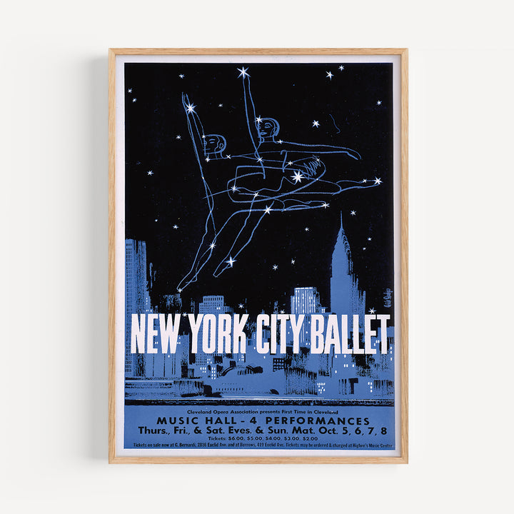 New York City Ballet Poster