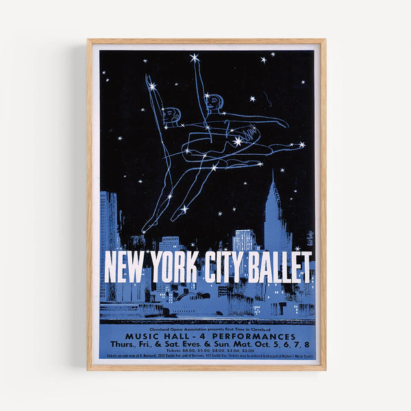 アート・デザイン・音楽 Ballet New York City Ballet New York City Ballet Poster – Poster Room