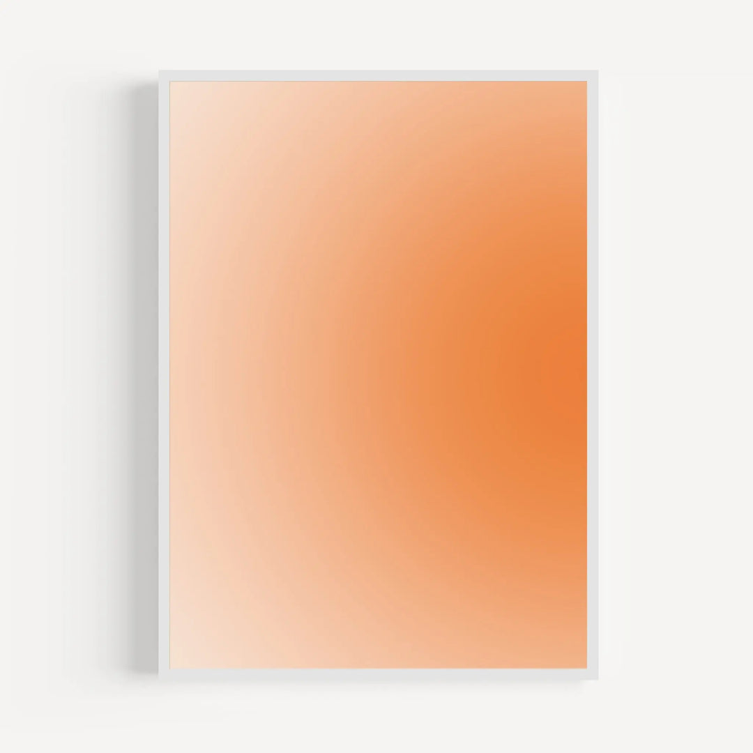 Orange Aura Glow Poster Set Poster Room
