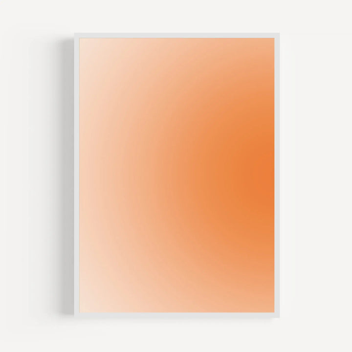 Orange Aura Glow Poster Set Poster Room