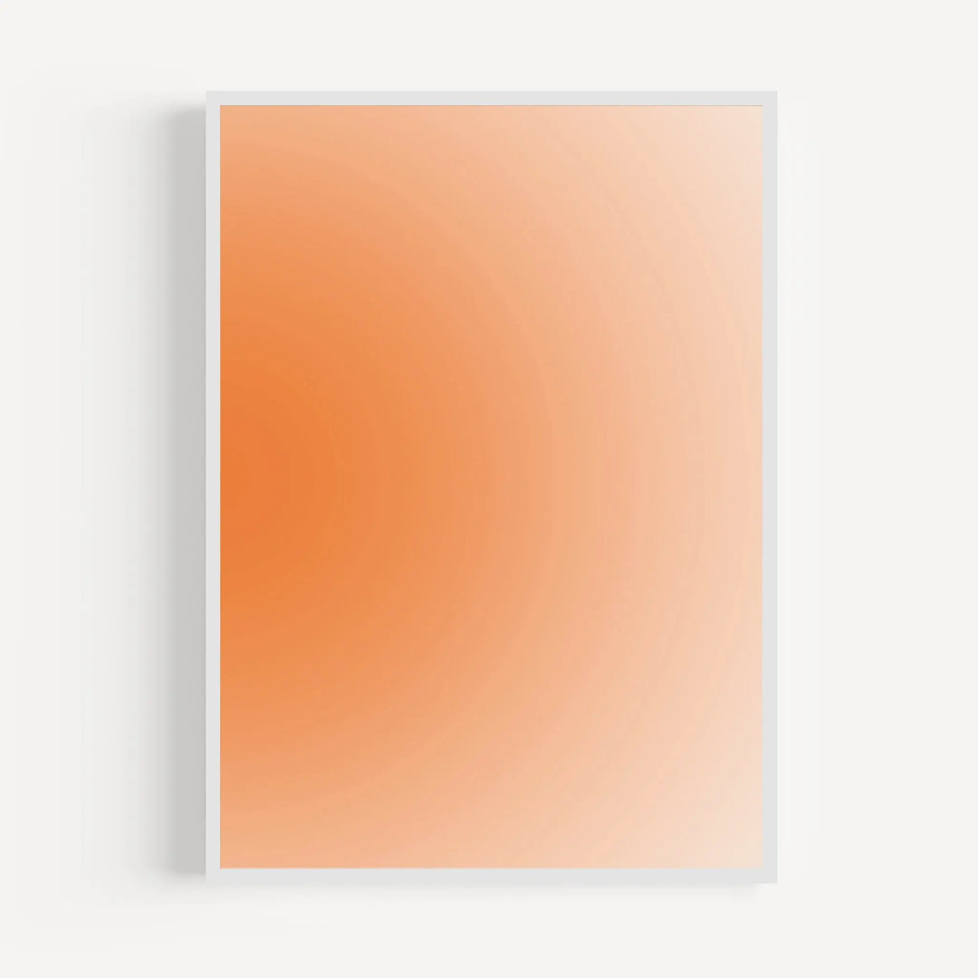 Orange Aura Glow Poster Set Poster Room