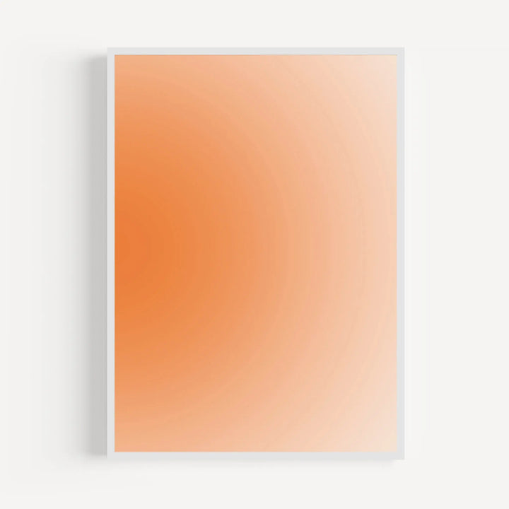 Orange Aura Glow Poster Set Poster Room