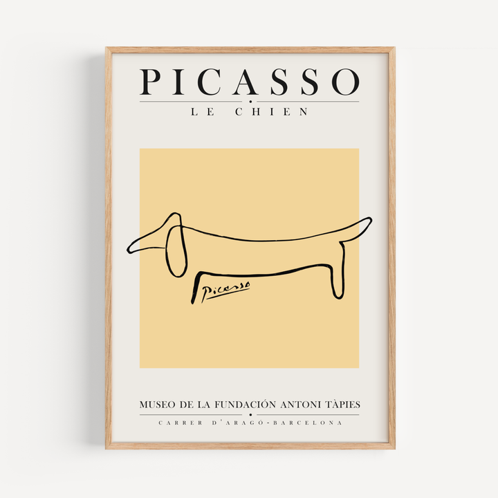 Dog Picasso Poster