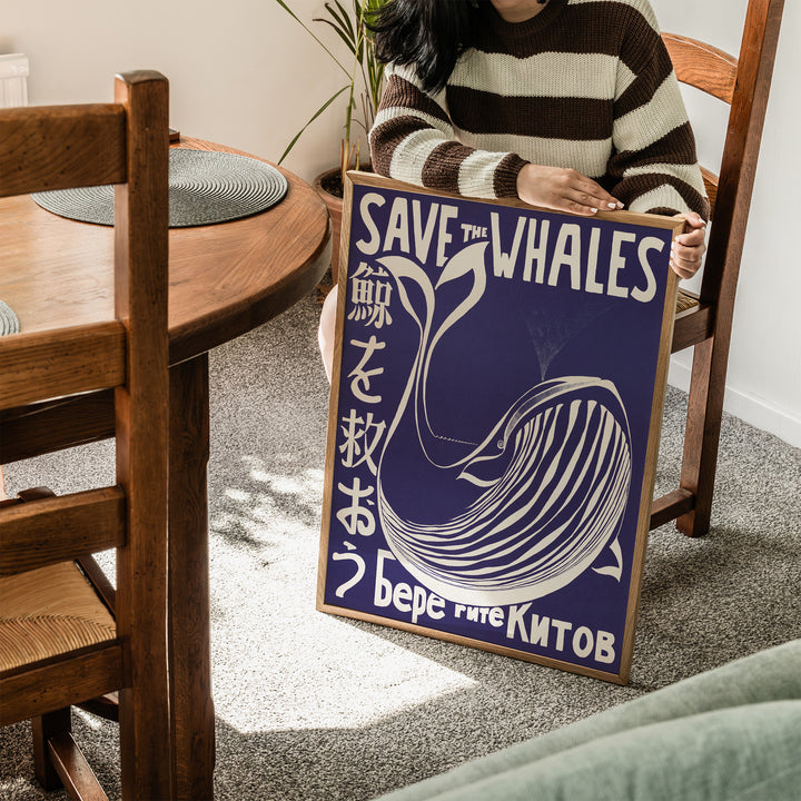 Save the Whales Poster