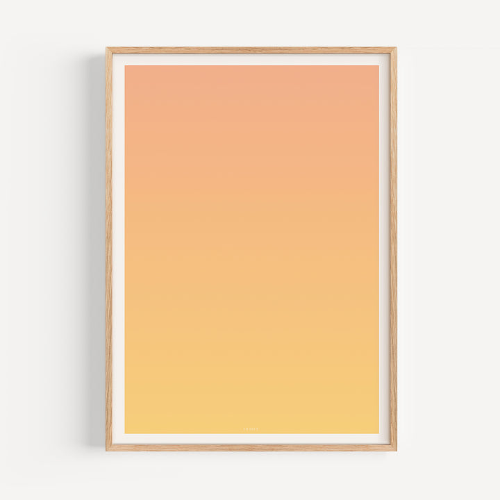 Sunset Gradient Poster