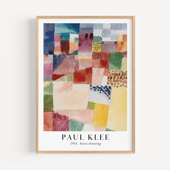 Swiss Drawning Paul Klee Poster