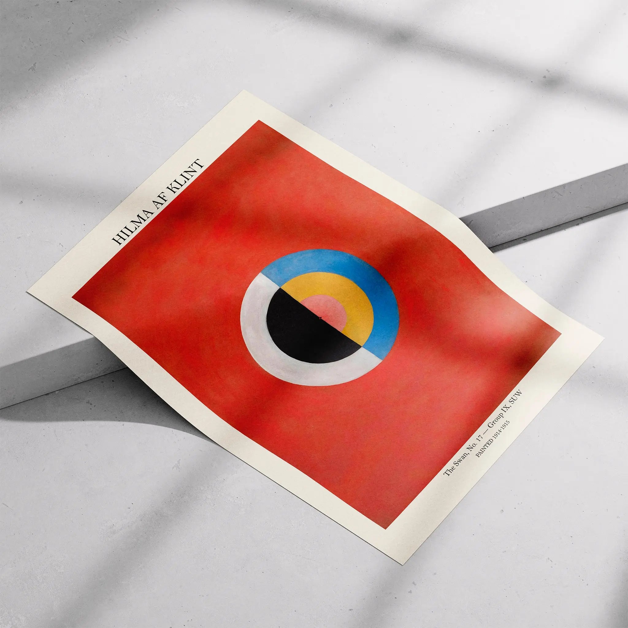 Hilma af Klint Poster - The Swan No.17 Abstract Art - Poster Room