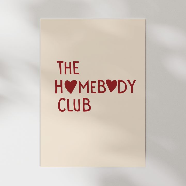 The Homebody Club Poster