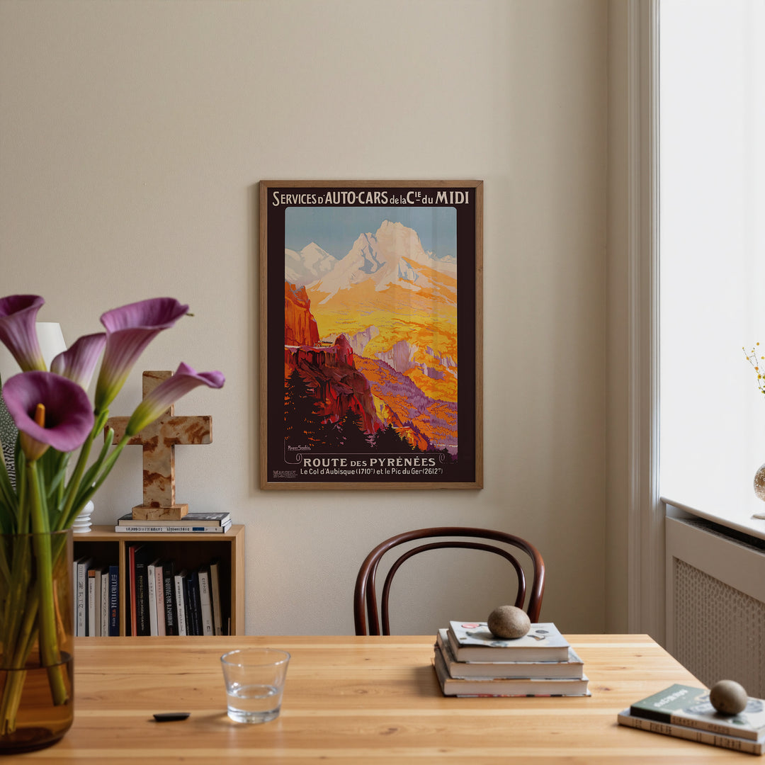 The Pyrenees Tourism Poster Roger Soubie