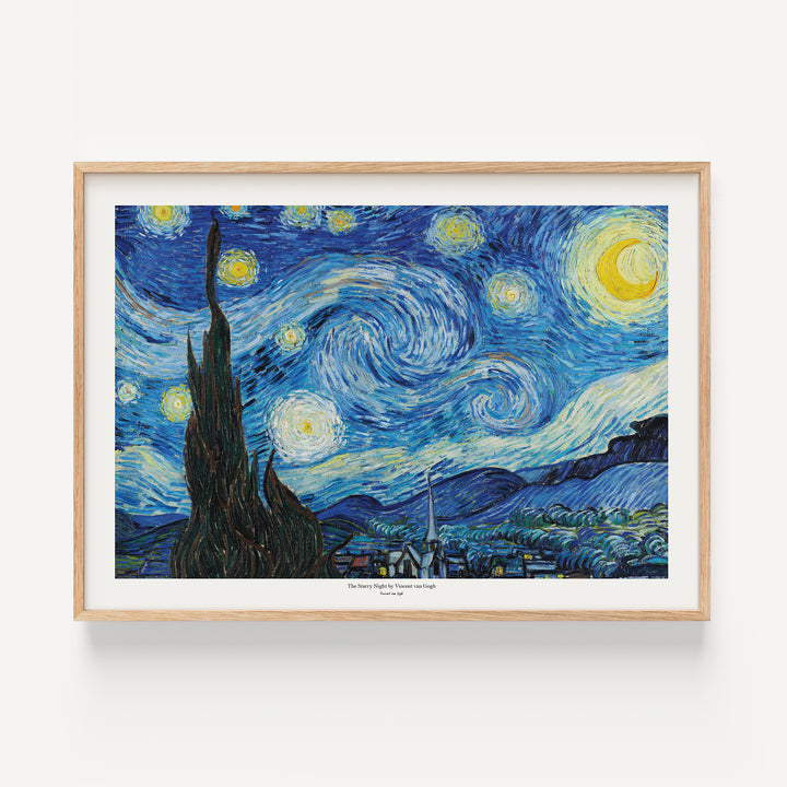 The Starry Night by Vincent van Gogh Poster