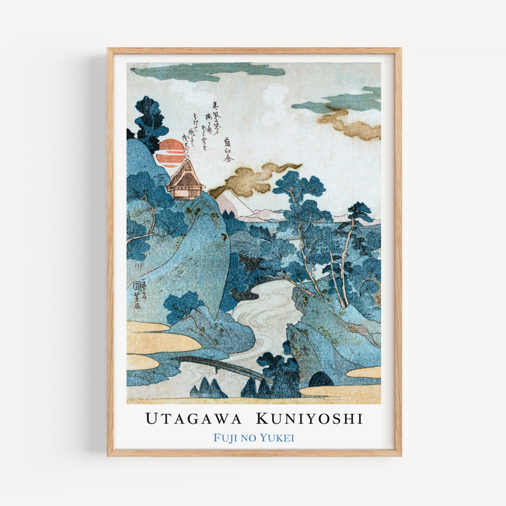 Fuji no Yukei by Utagawa Kuniyoshi poster