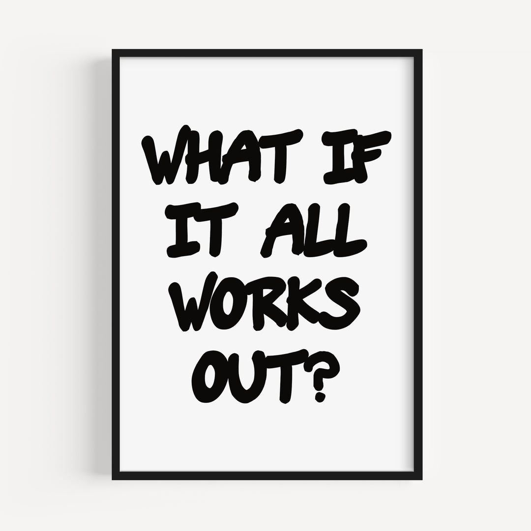 What If It All Works Out Poster